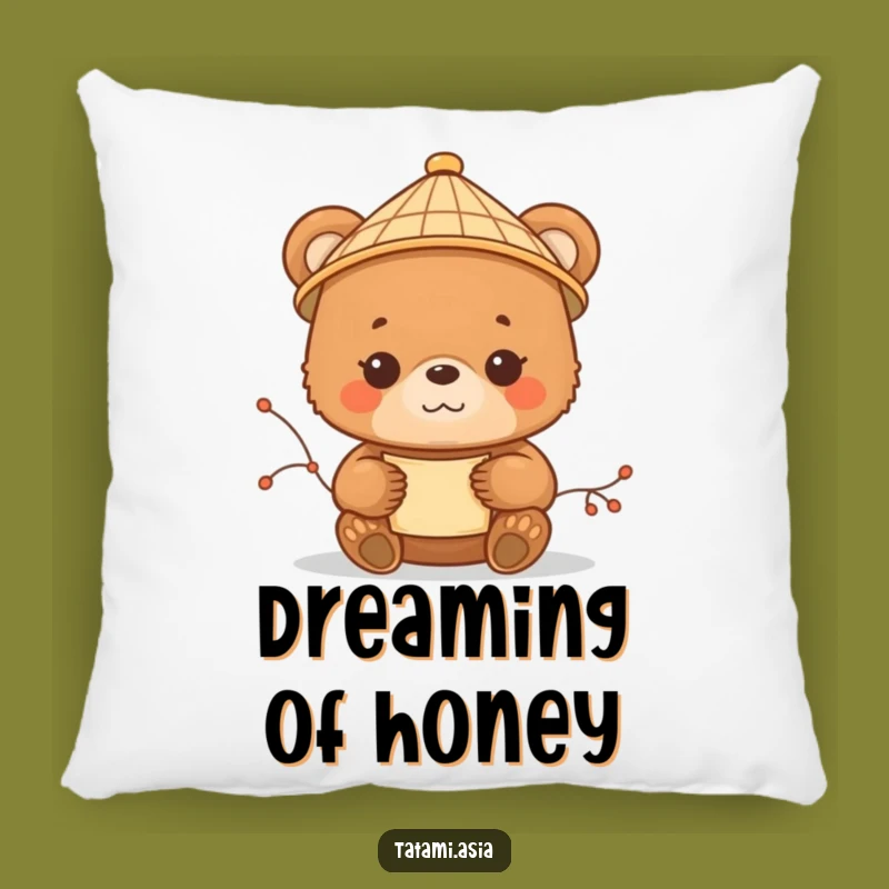 Funny Bear Cub Scroll Pillow: Comfy Relaxation with Hilarious Contentment