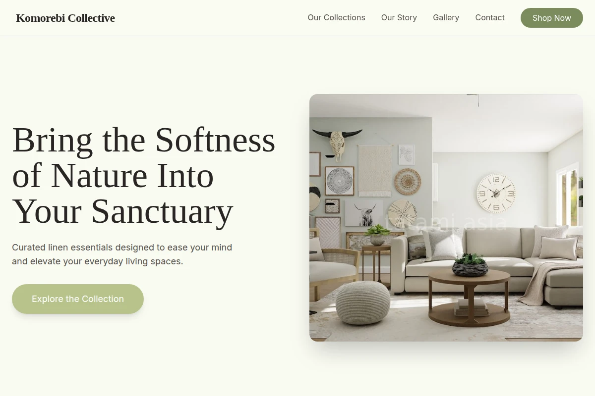 Linen Home Decor