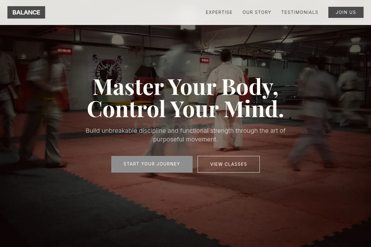 Balance Martial Arts Studio